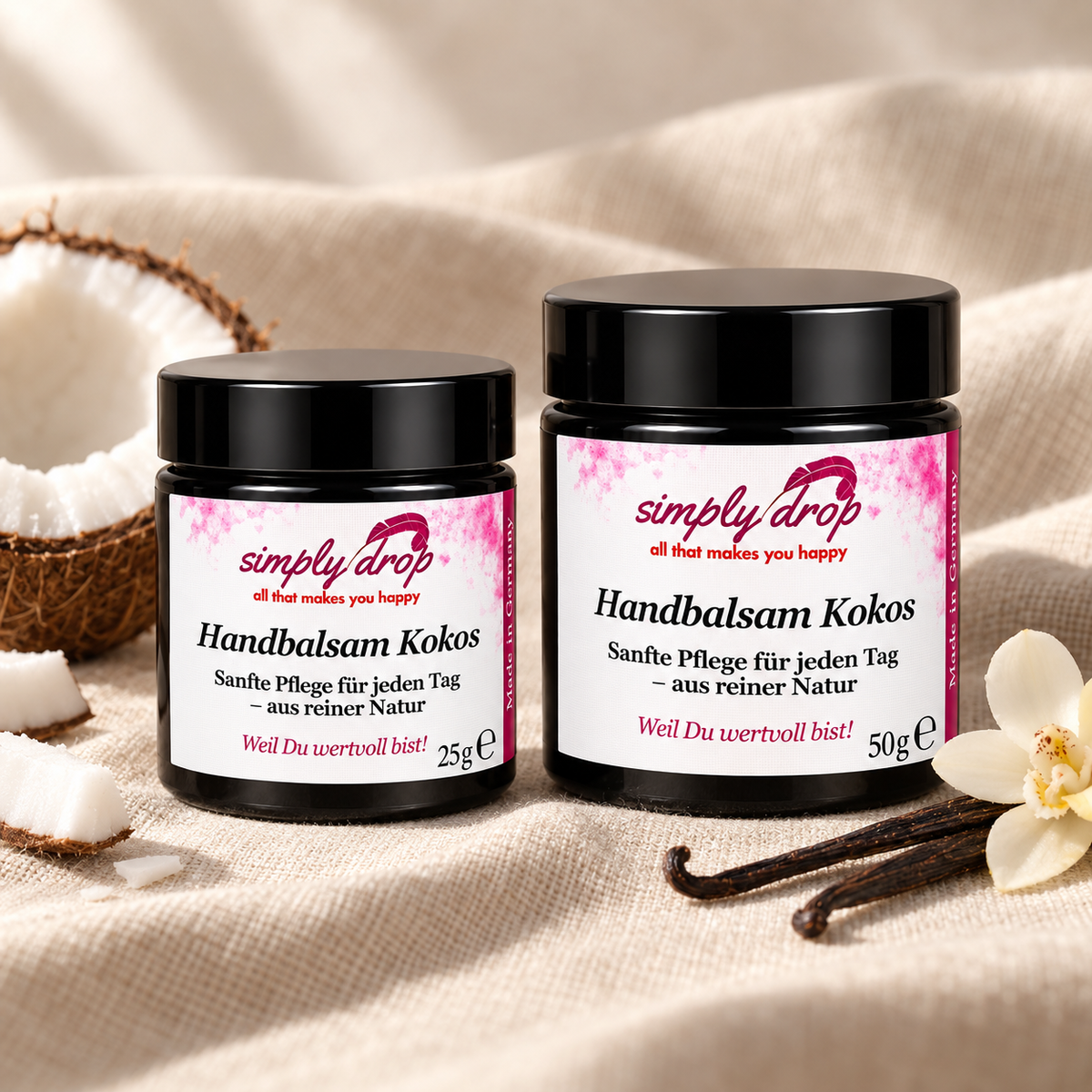 Handbalsam Kokos 25 g und 50 g