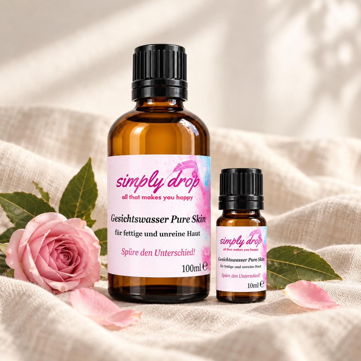 Gesichtswasser Pure Skin 100 ml und 10 ml