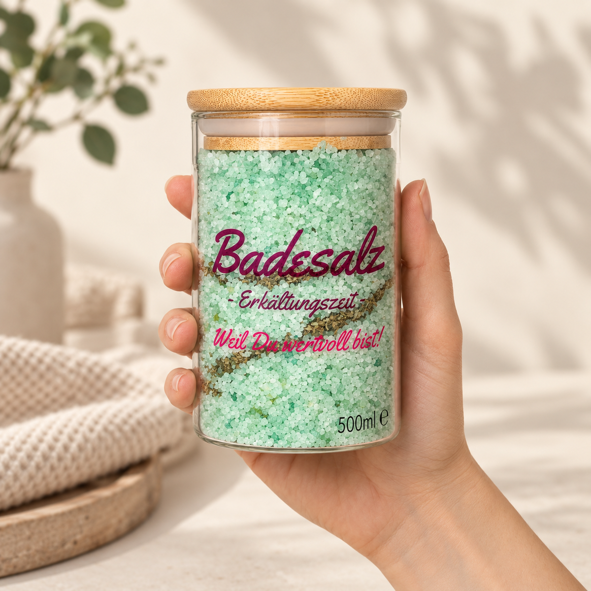 Badesalz Erkältungszeit 500 ml
