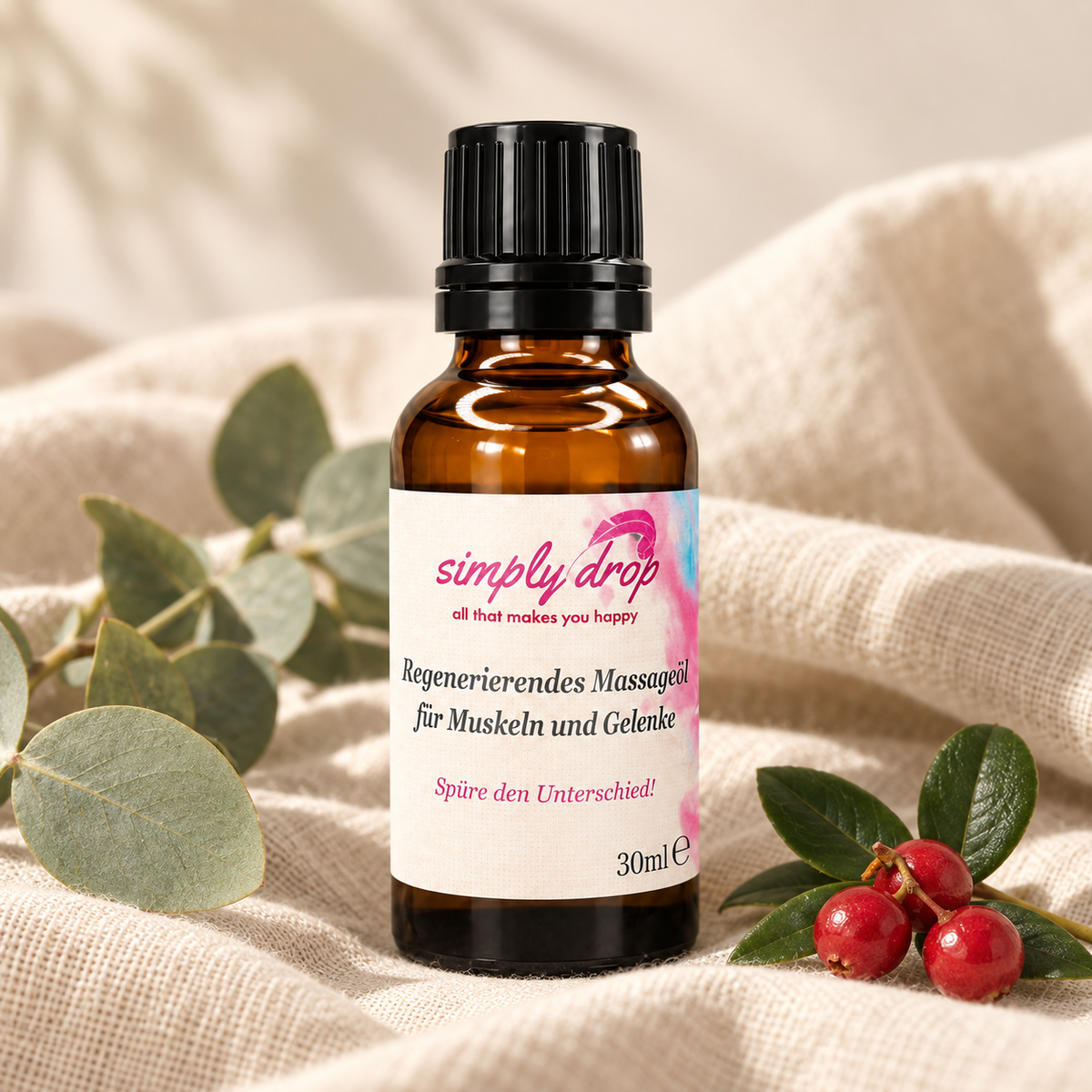 Regenerierendes Massageöl für Muskeln und Gelenke 30 ml