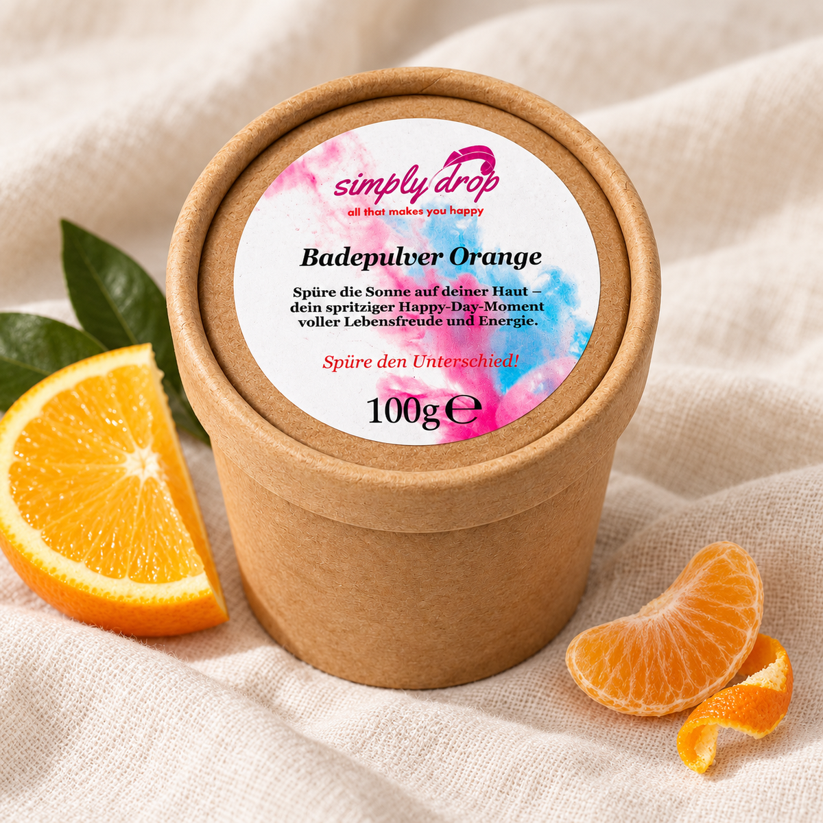 Badepulver Orange