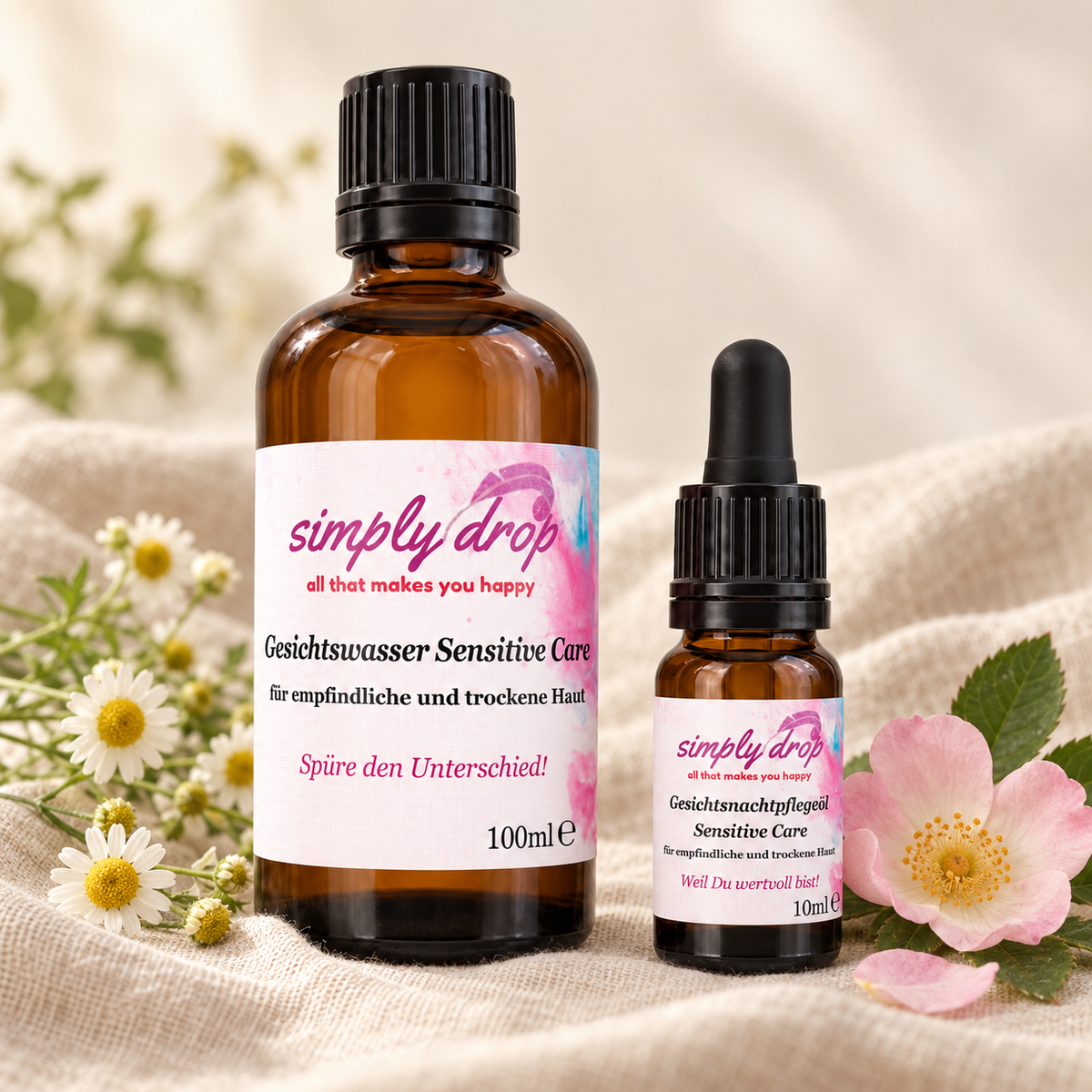 Gesichtswasser Sensitive Care Set 100 ml + 10 ml