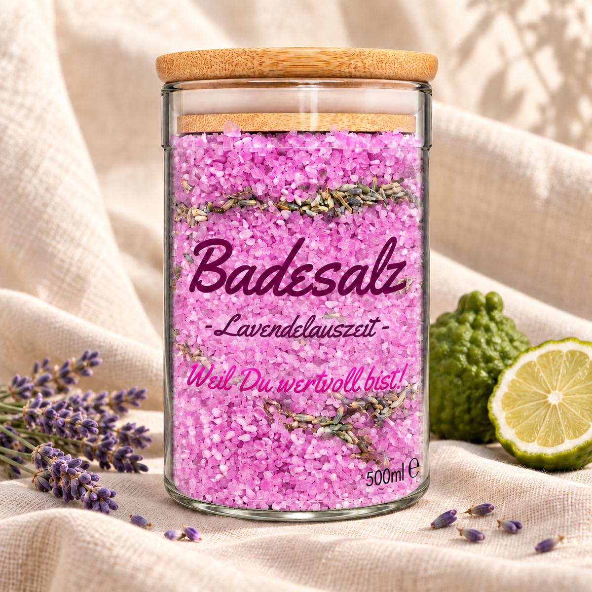 Badesalz Lavendelauszeit 500 ml