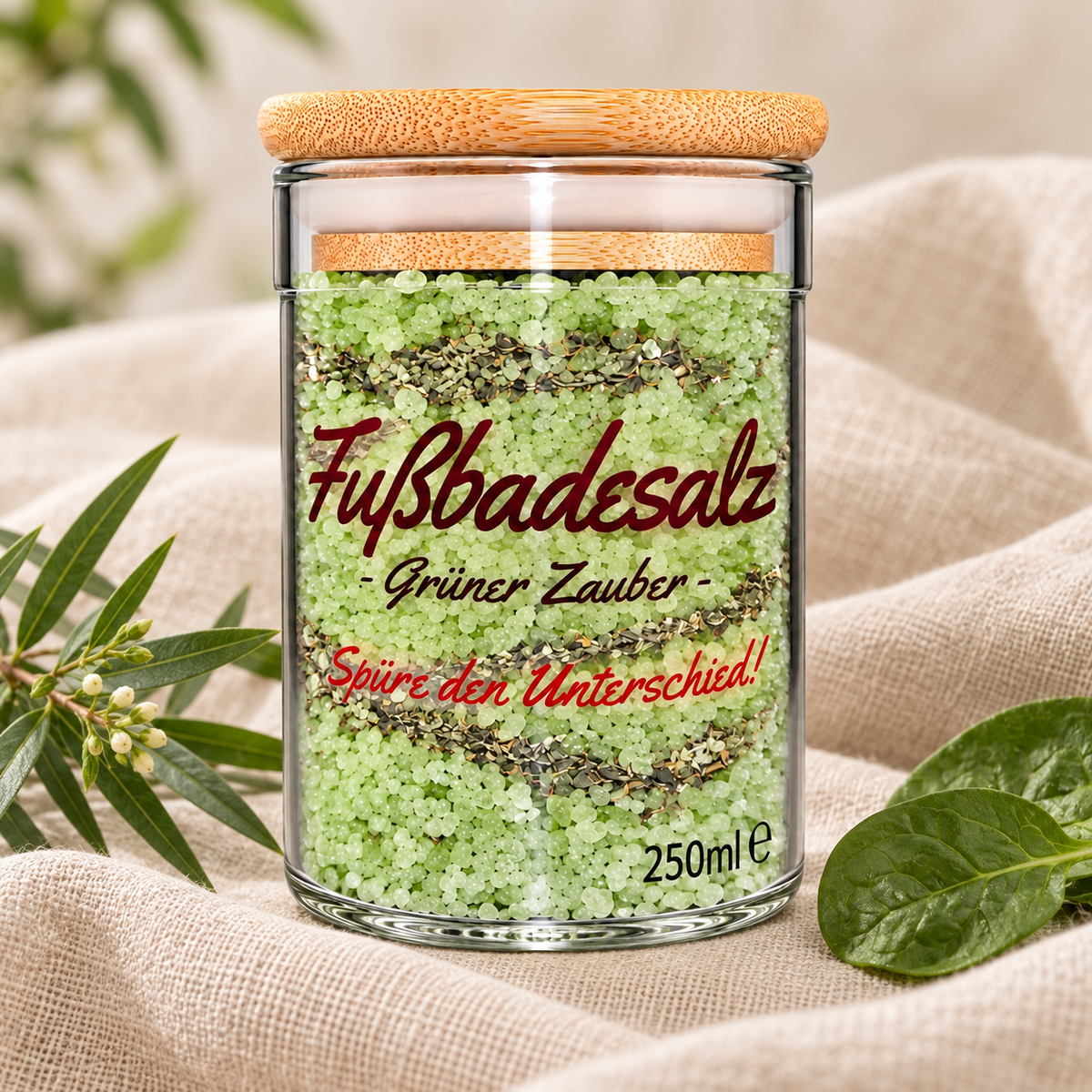 Fußbadesalz Grüner Zauber 250 ml