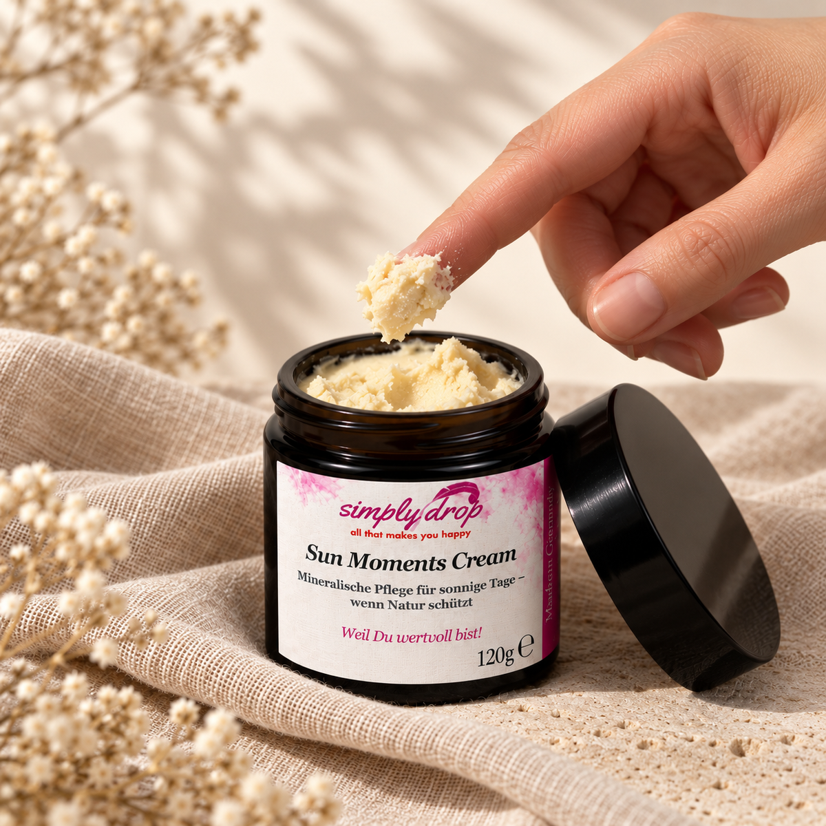 Sun Moments Cream 120 g in der Anwendung