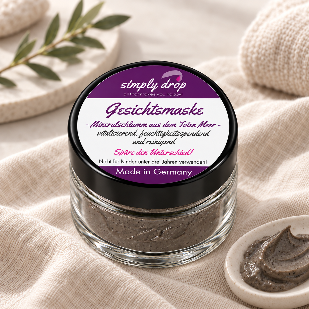 Gesichtsmaske Mineralschlamm aus dem Toten Meer 20 ml