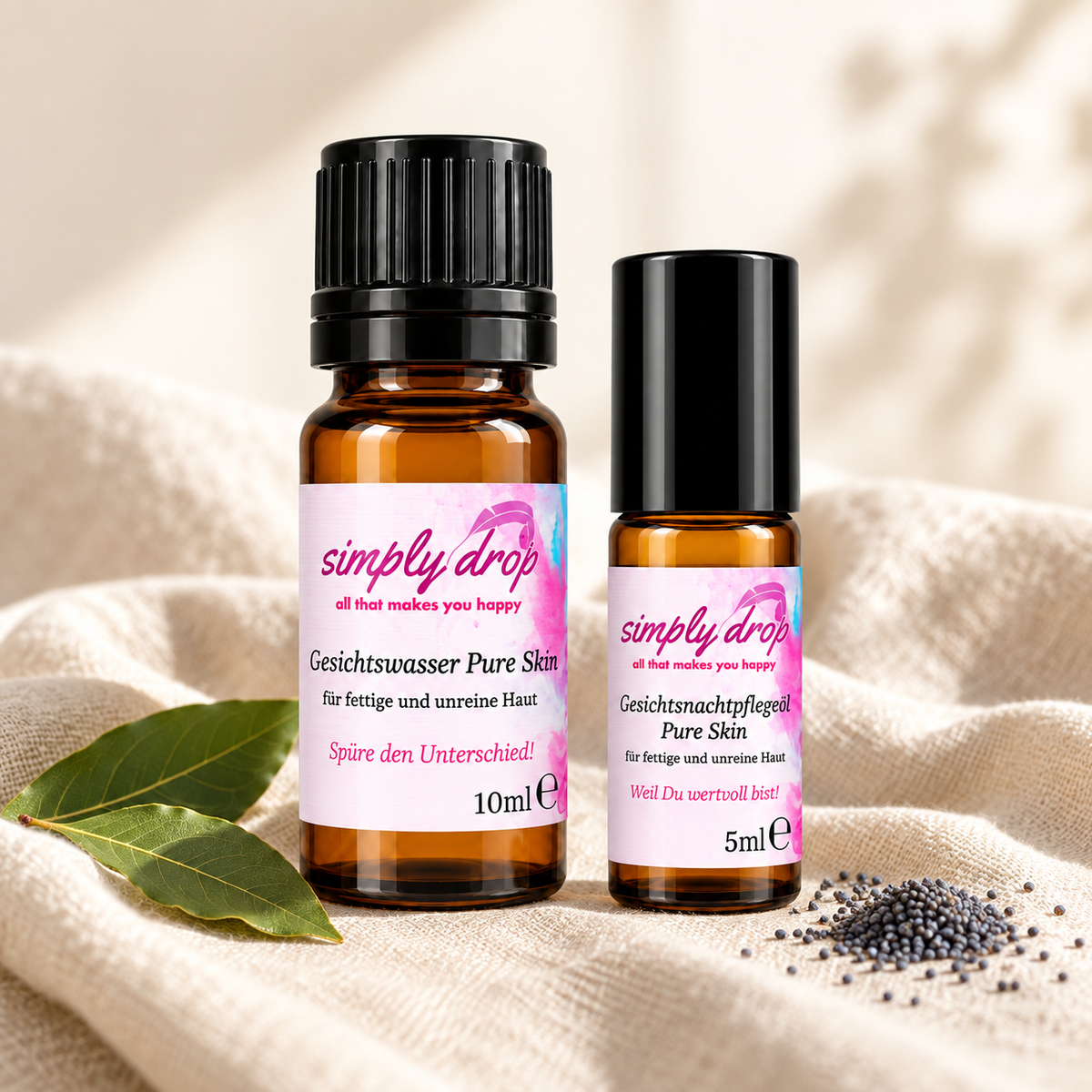 Gesichtswasser Pure Skin Set 10 ml + 5 ml
