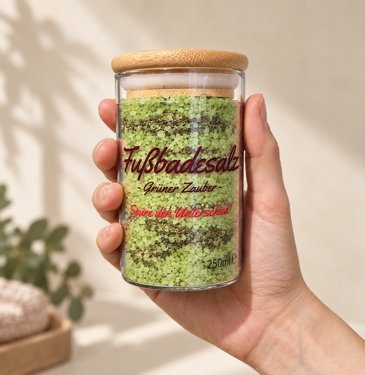 Fußbadesalz Grüner Zauber 250 ml