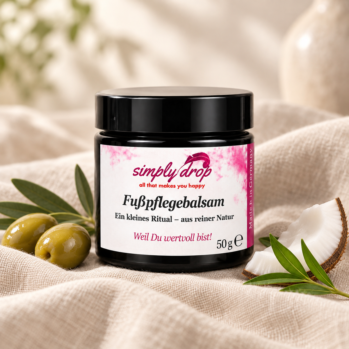 Fußpflegebalsam mit Teebaumöl 50 g