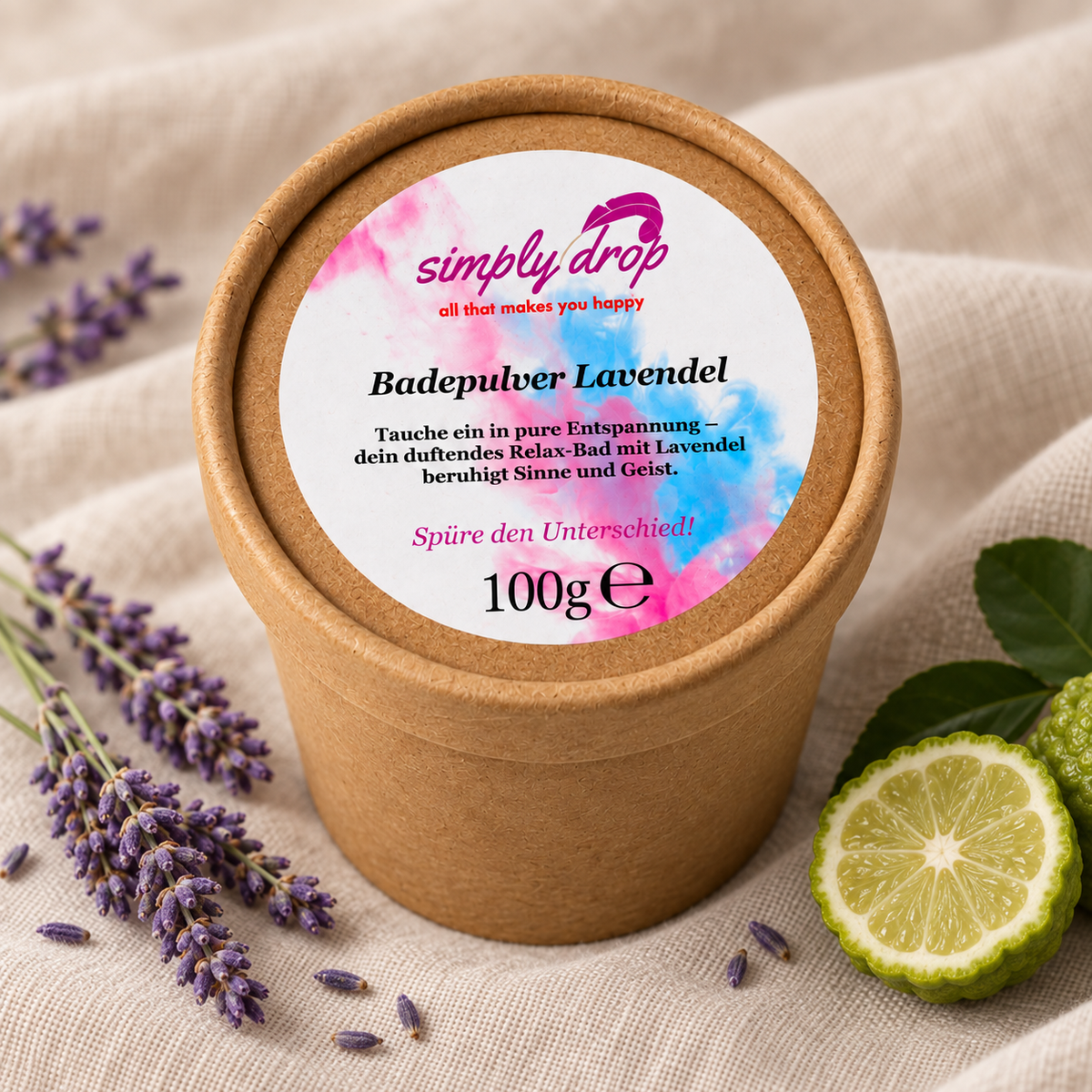 Badepulver Lavendel