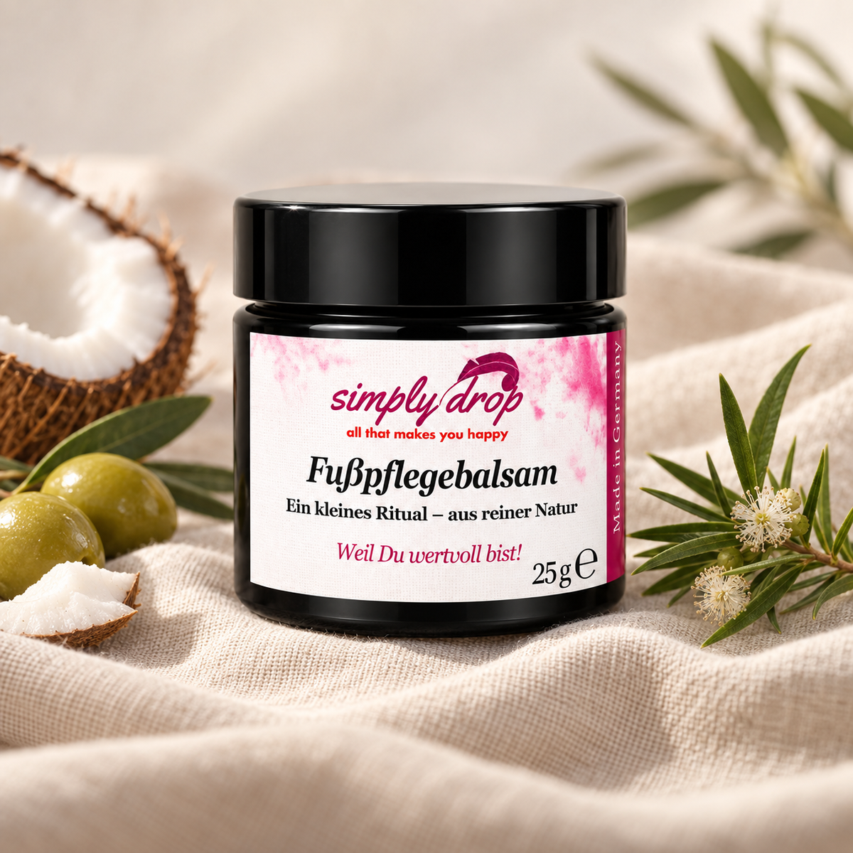 Fußpflegebalsam mit Teebaumöl 25 g
