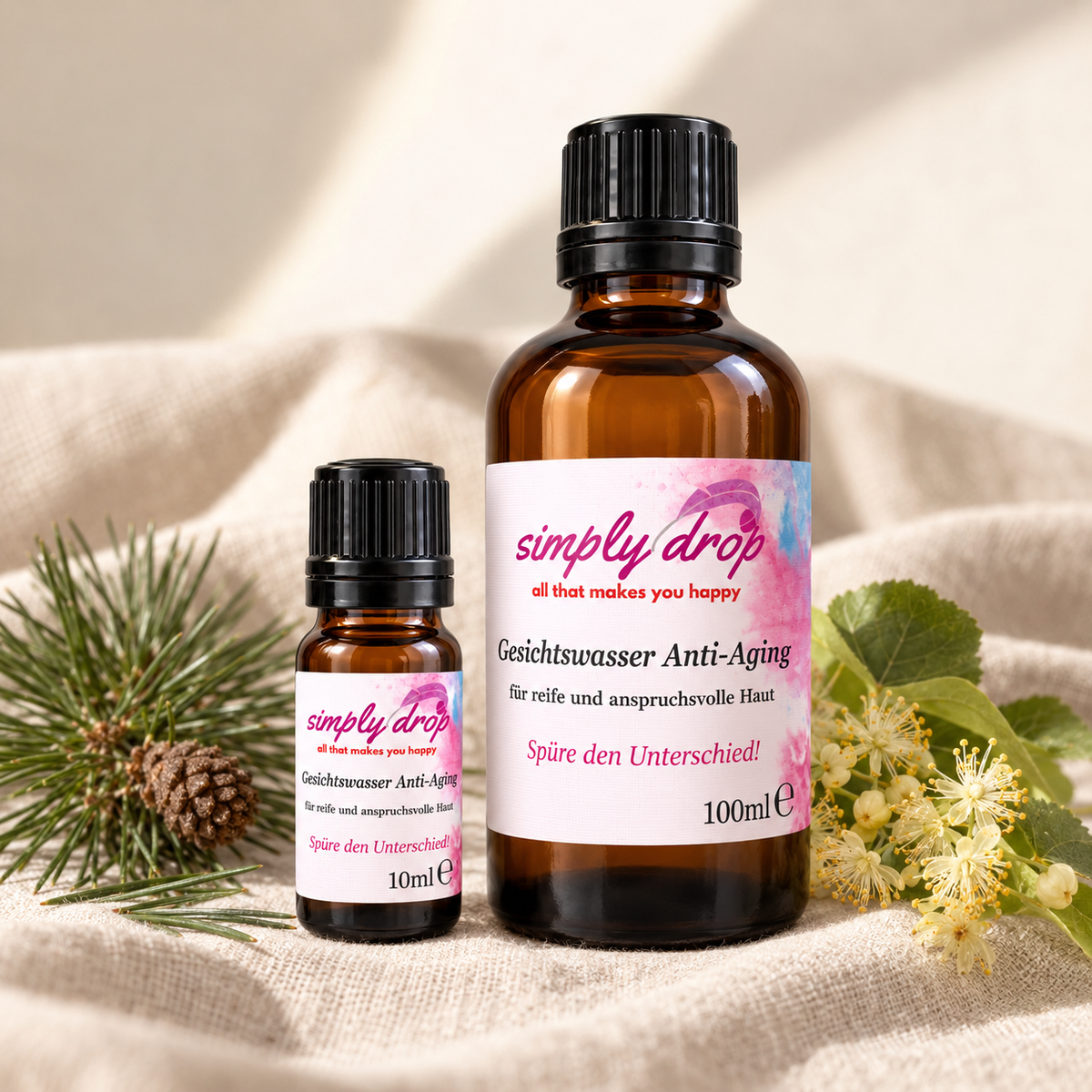Gesichtswasser Anti-Aging 10 ml und 100 ml