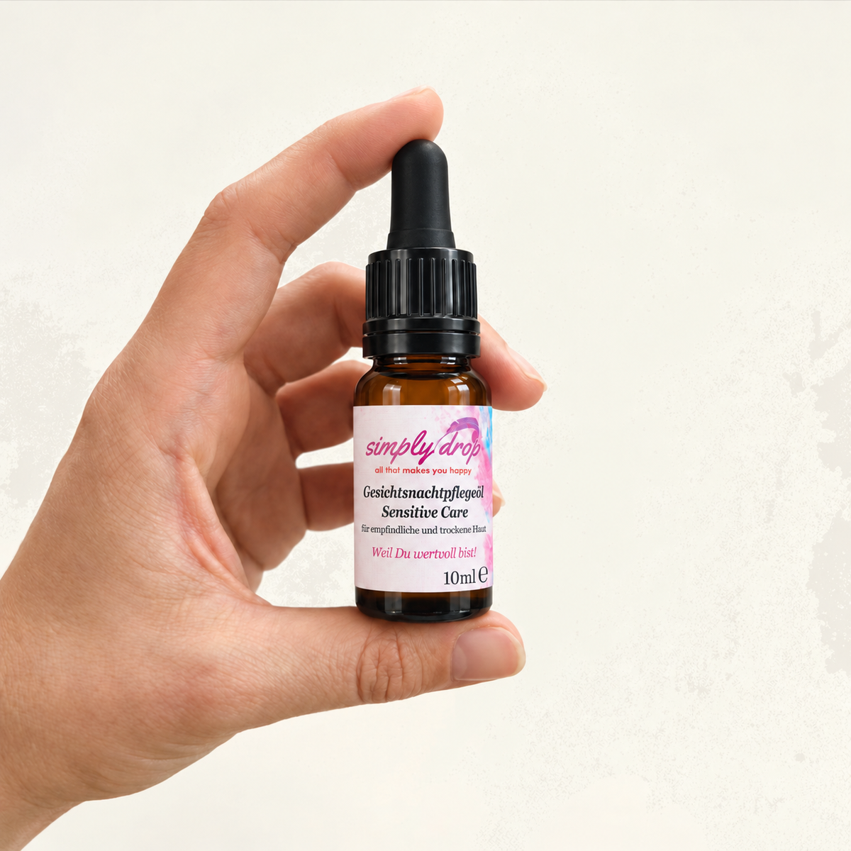 Gesichtsnachtpflegeöl Sensitive Care 10 ml Pipette