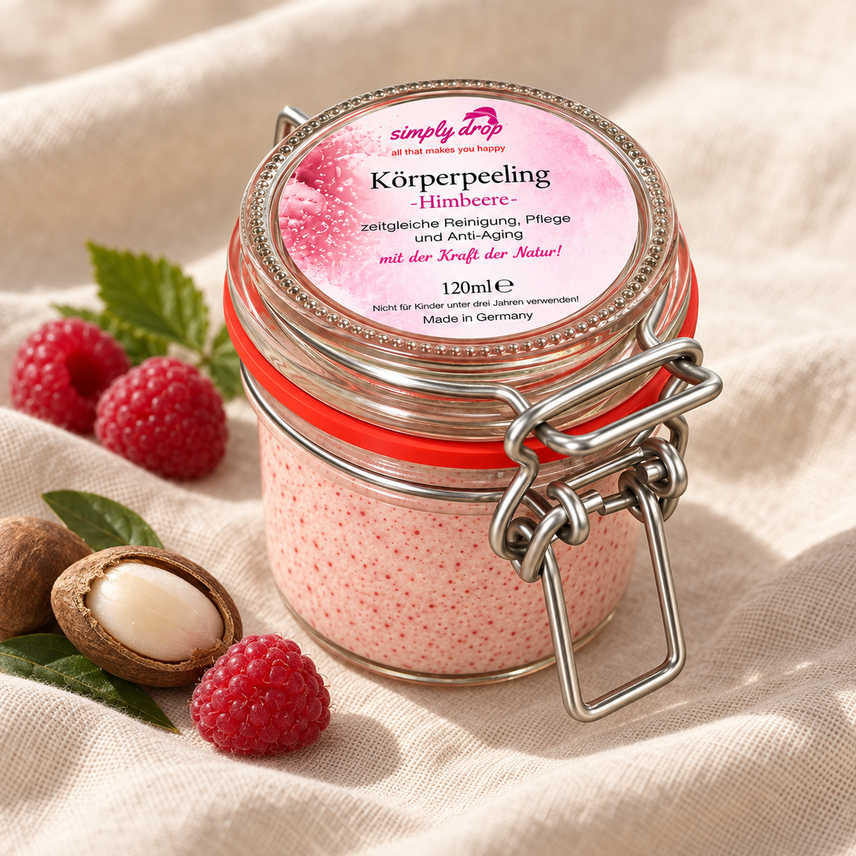 Körperpeeling Himbeere 120 ml