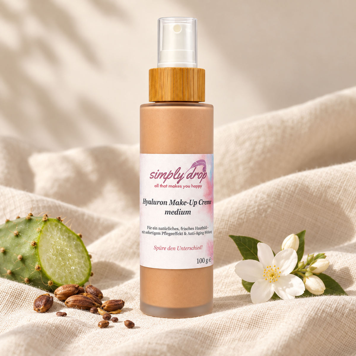 Hyaluron Make-up Creme 100 g medium