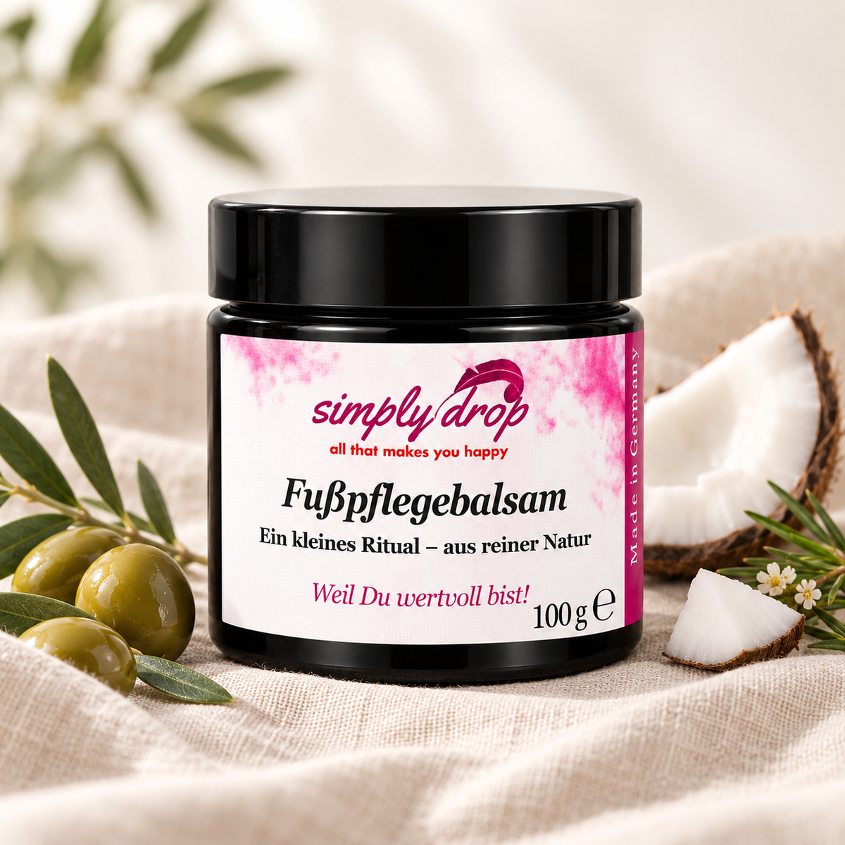 Fußpflegebalsam mit Teebaumöl 100 g