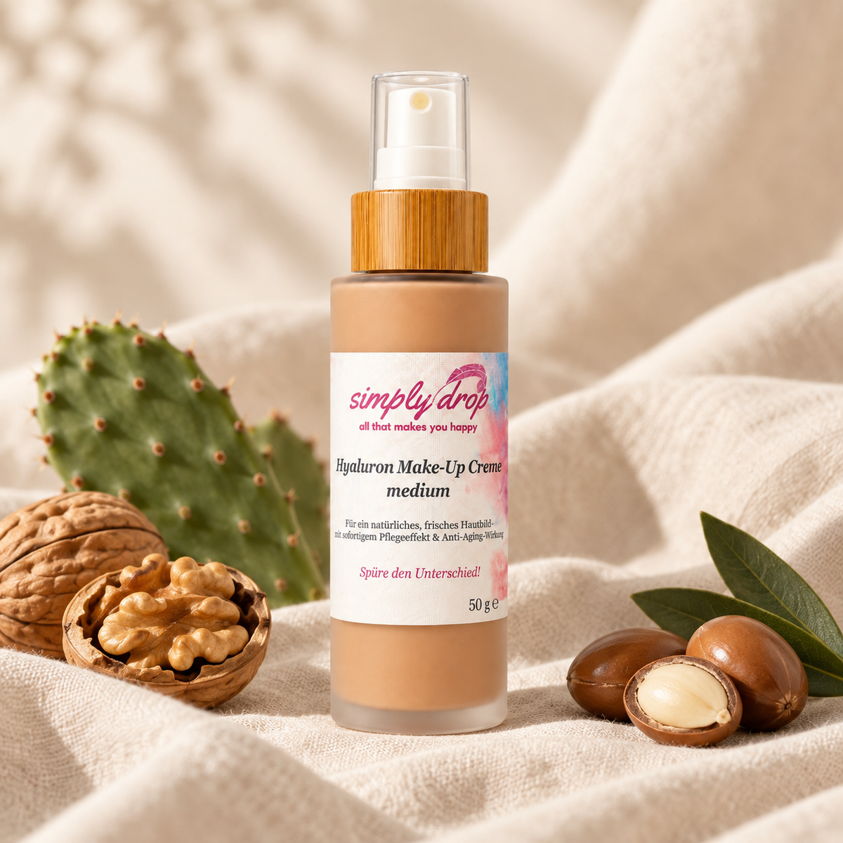 Hyaluron Make-up Creme 50 g medium