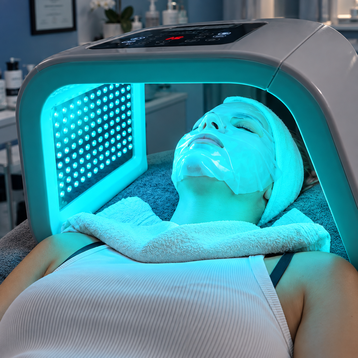 LED-Lichttherapie im simply-drop-Studio