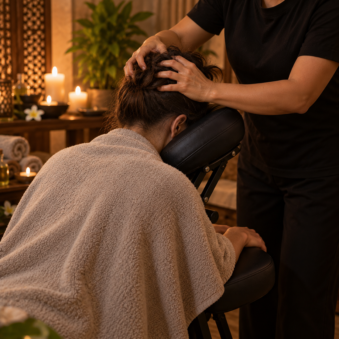 Indische Kopfmassage