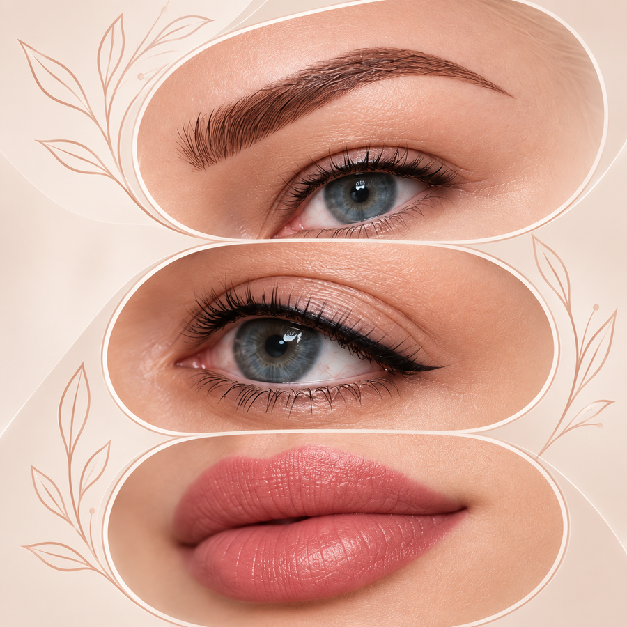 Permanent Make-up bei Julia: Augenbrauen, Lidstrich und Lippen